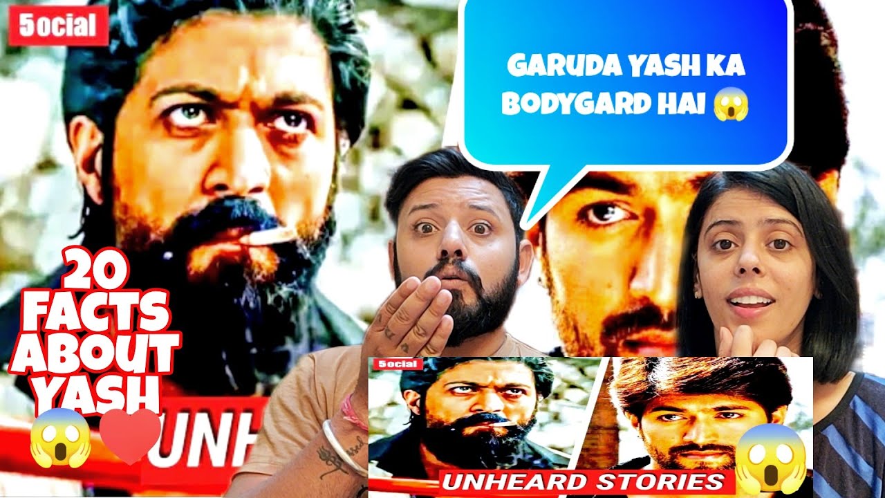 20 Amazing Facts About Rocking Star Yash | KGF Chapter 2 | Hindi | 5ocial