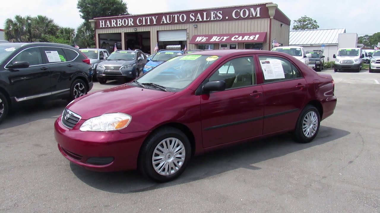 USED CARS MELBOURNE FLORIDA 2008 TOYOTA COROLLA YouTube