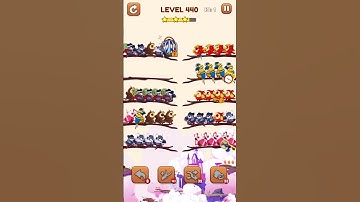 Bird Sort 2: Color Puzzle Level 440 #games #gaming #gameplay