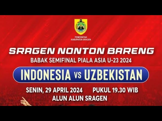 Live Wasit Ngprank Menit 16:30 Indonesia Vs Uzbekistan Di Alun Alun Sragen Jawa Tengah Indonesia class=