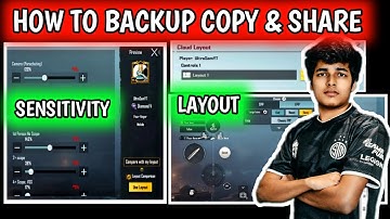 HOW TO BACKUP PUBG CONTROL SETTINGS 🔥 COPY & SHARE LAYOUT AND SENSITIVITY IN PUBG MOBILE 🔥 ULTRA SAM
