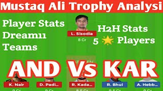 AND Vs KAR | AND Vs KAR Dream11 | AND Vs KAR SMT Dream11 Prediction | AND Vs KAR Dream11 Team || screenshot 4