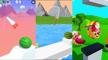 Slice Master vs Slice It vs Slice All - Very Satisfying and Relaxing ASMR Slicing Game