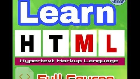 Learn html full course-Technical Nepal