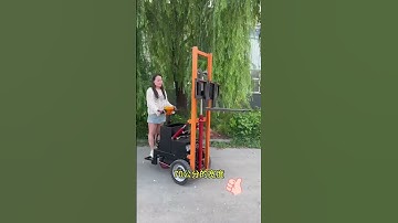 #warehouse logistics factory transporter #electric transporter #loading and unloading artifact#