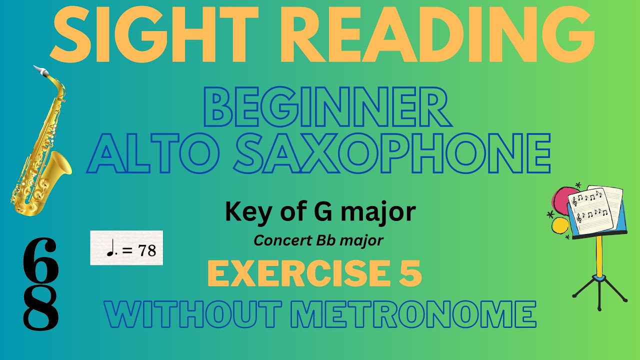 How to IMPROVE your Alto Saxophone sightreading 🎶 YouTube