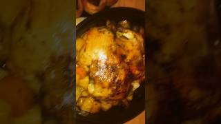 Capon Chicken Xmas Meal.