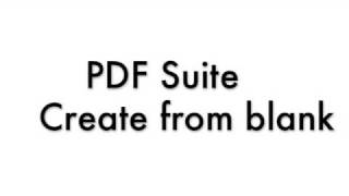 PDF Suite Create from blank screenshot 2