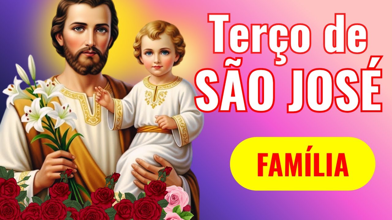 📿 TERÇO DE SÃO JOSÉ REZE HOJE MESMO 🙌🏽🙌🏽