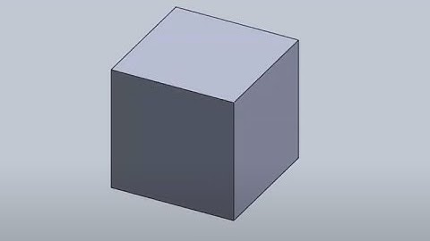 SolidWorks Tutorial: How to Create a 3D Cube for Beginners