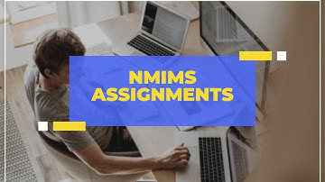 NMIMS Assignments