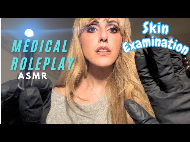 MEDICAL ROLEPLAY 👩🏼‍⚕️🩺DERMATOLOGIST GENTLY INSPECTS YOUR FACE | asmr ita🇮🇹