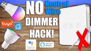 Famous No Neutral Smart Light Dimmer Switch HACK! Wealth