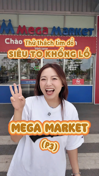 Thử thách tìm đồ siêu to ở Mega Market (P3)| Pít Ham Ăn | #eatwpeach #shorts