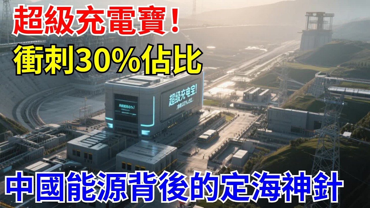 超級充電寶！沖刺30%占比，中國能源霸權背後的“定海神針”!【山河話事】#大國工程 #科普 #水利工程 #中國