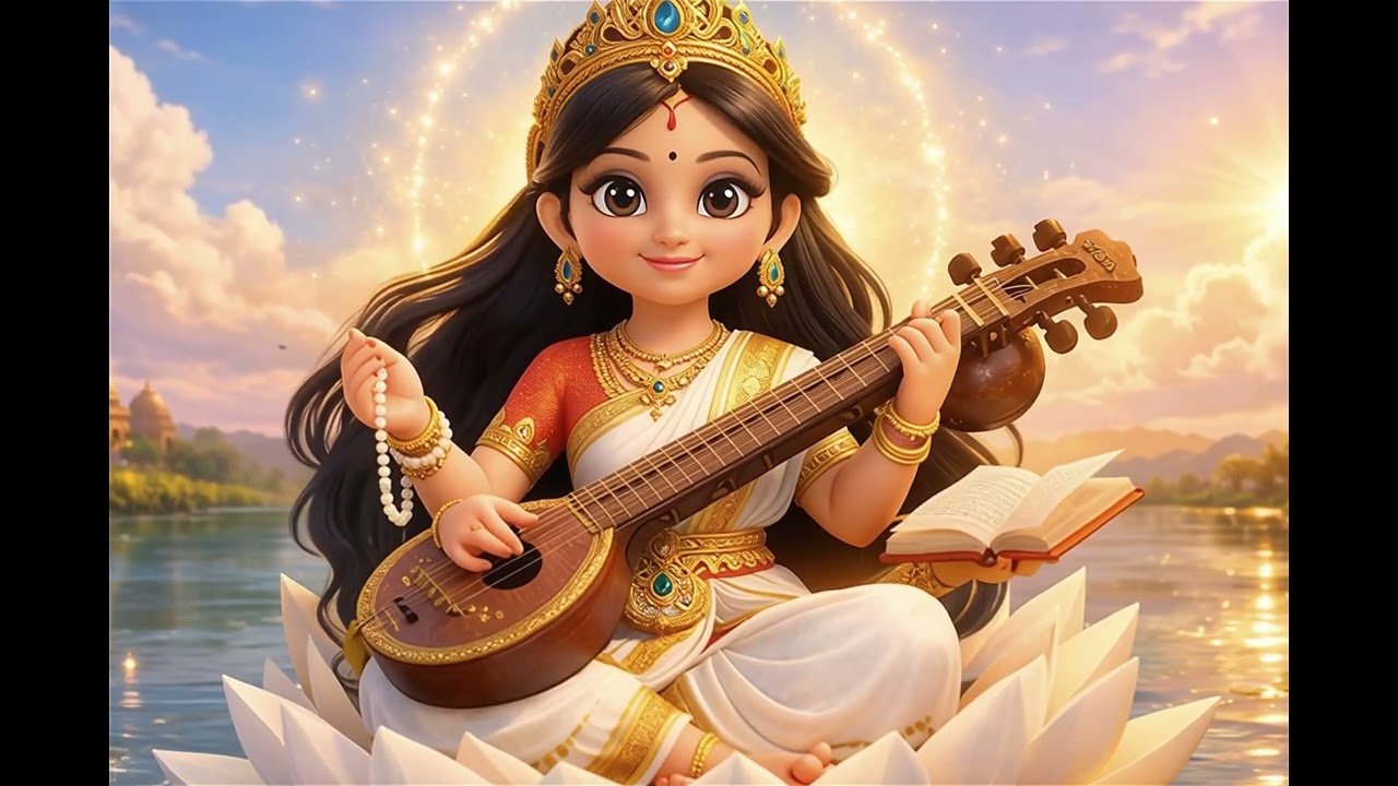सरस्वती मंत्र | Sarasvati Beej Mantra 108 times | ॐ ऐं सरस्वत्यै नमः