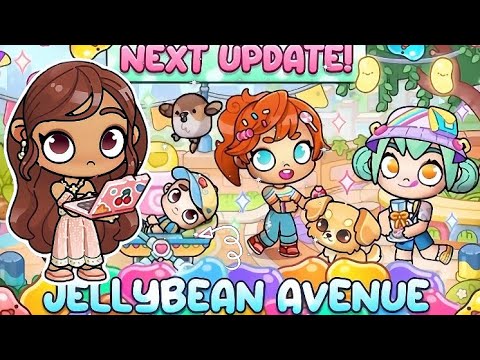 Avatar world next update: jellybean Avenue🍬#avatarworld #pazu #avatarworldupdate
