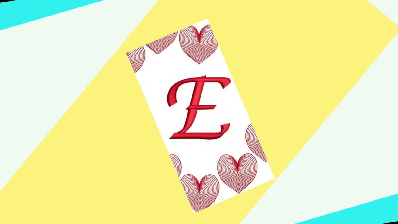 E Letter Whatsapp Status