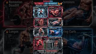🔥 Ultimate Leg Workout for MASSIVE Quads &amp; Explosive Strength 💪