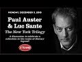 Paul Auster & Luc Sante | The New York Trilogy Manuscript Edition