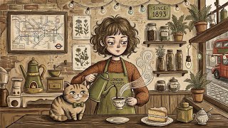 Step Into a Cozy London Café ☕ Soft Jazz Piano & Vintage Coffee Shop Ambience screenshot 2