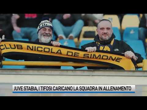 Video Juve Stabia, i tifosi caricano la squadra in allenamento