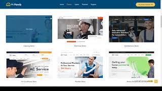 MrHandy  Handyman Services WordPress Theme air conditioning repair Website Builder