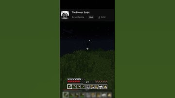 broken script #minecraft #scary #shorts