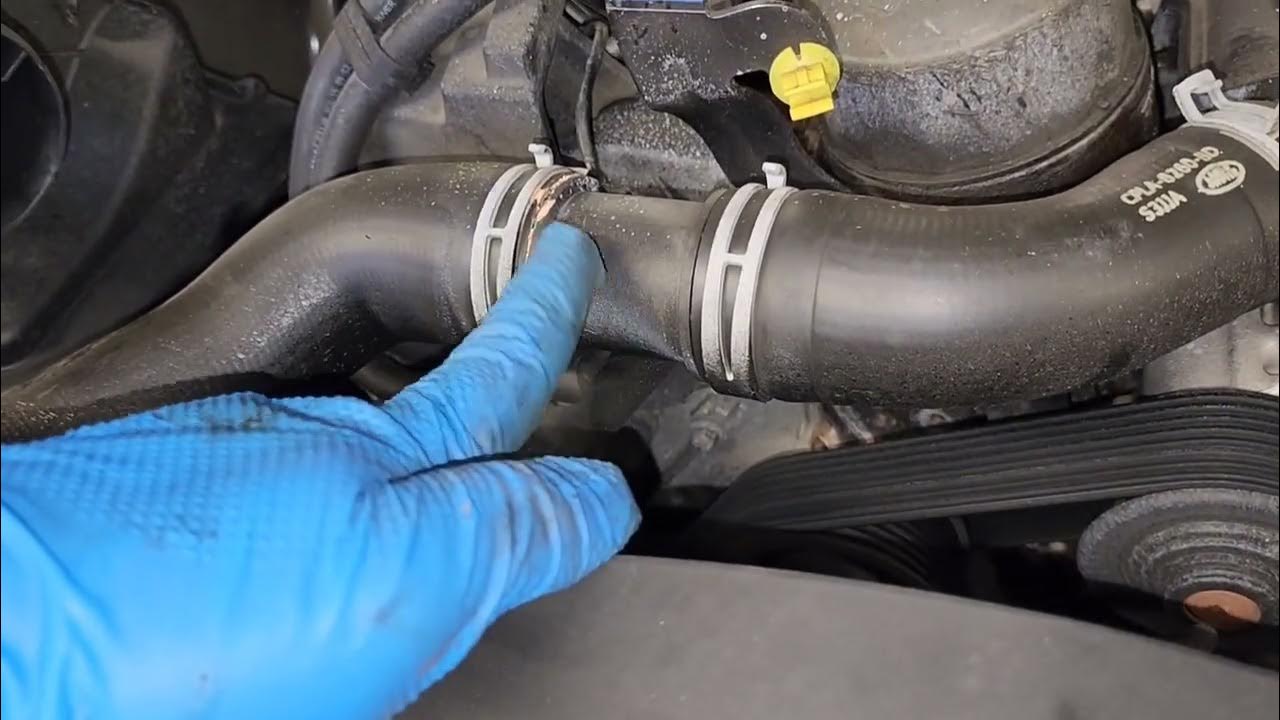 Land range rover water pump coolant leak how to repair fix parts