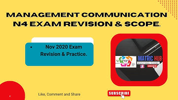 Management Communication N4 - P2 Nov 2020 Exam Paper.