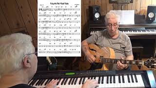 Violets For Your Furs ( TvdH ) - Jazz guitar &amp; piano cover ( Matt Dennis )
