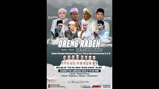 LIVE II ORENG RABEH  BERSHOLAWAT 08 JANUARI 2026