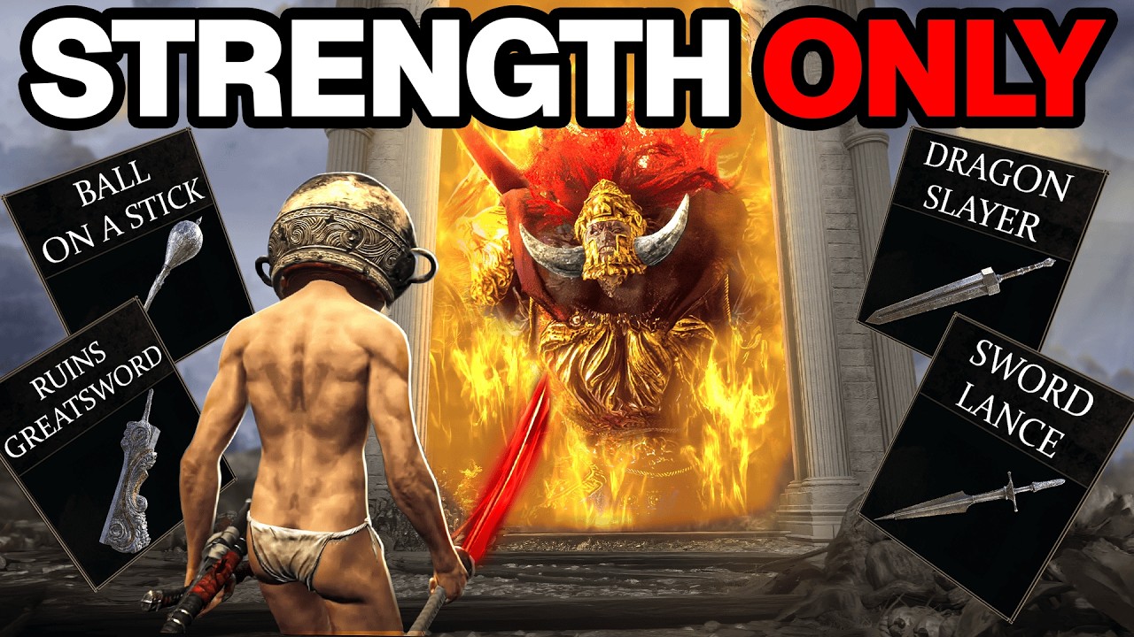 Elden Ring Randomizer but I'm ONLY LEVELING STRENGTH