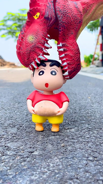 Shin with Unboxing Choose Head 🆚 Crayon ShinChan 🆚 Dinosaur Bites Toys ASMR #shinchan #asmr #toys