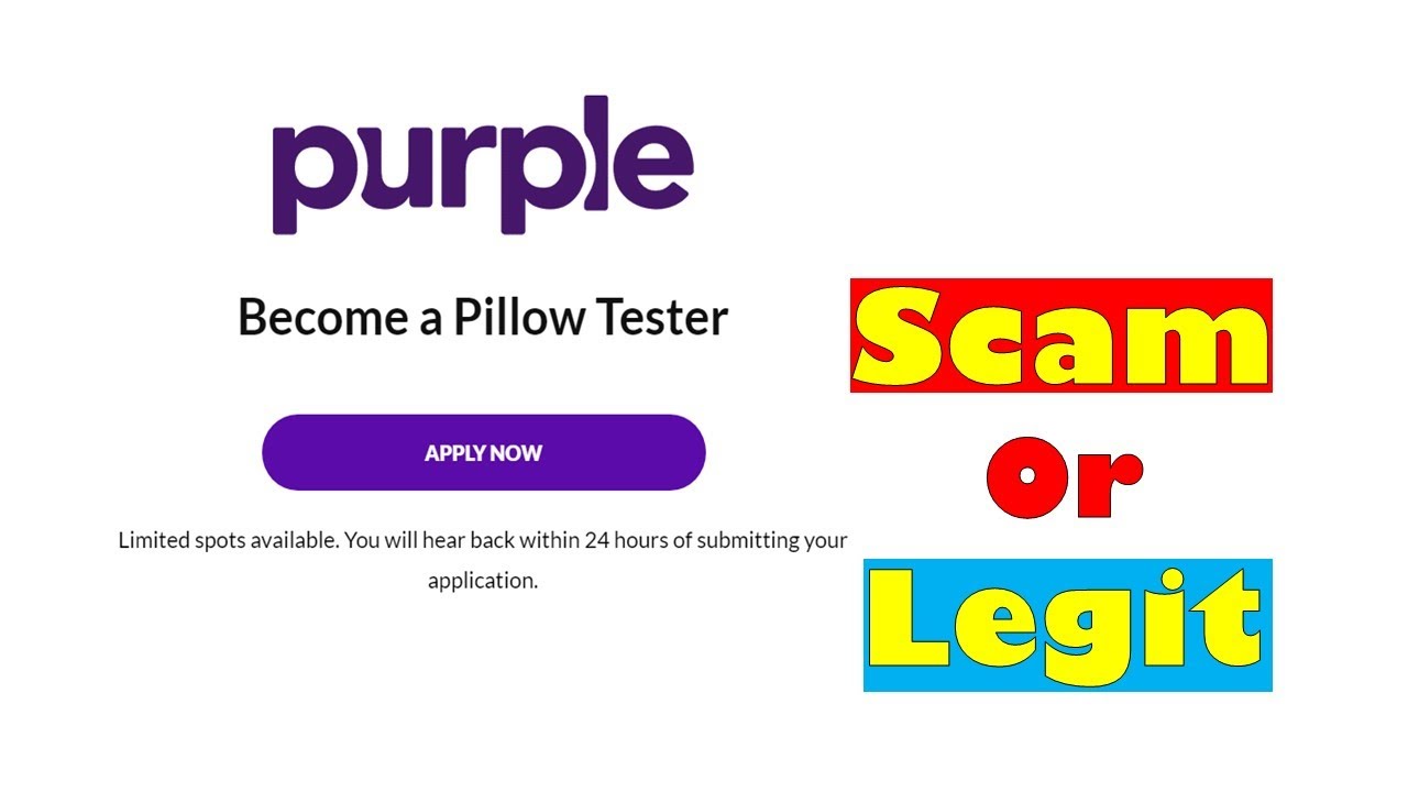 Test Purple Pillow Tester