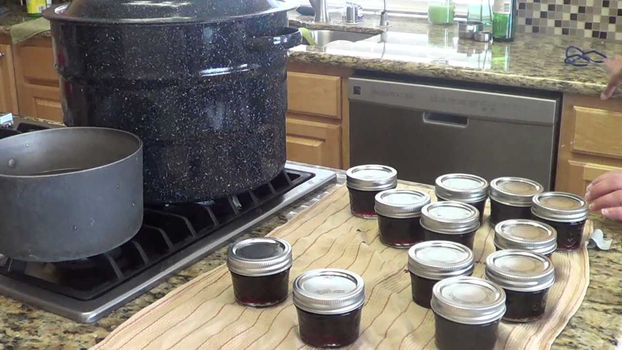 Home canning Red Wine Jelly