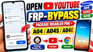 SAMSUNG A04/A04s/A04e FRP BYPASS 2026 Android 14/15 Without PC | No *#0*# - No PC - No Talkback