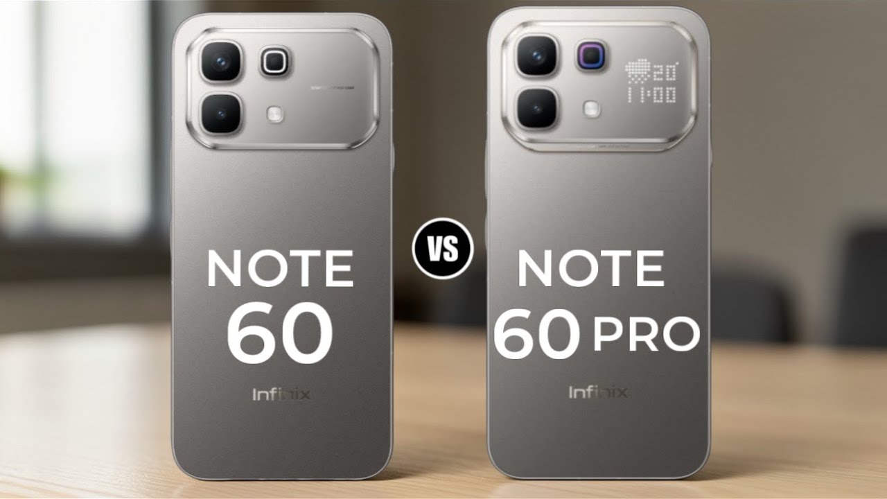 Infinix NOTE 60 vs Infinix NOTE 60 Pro