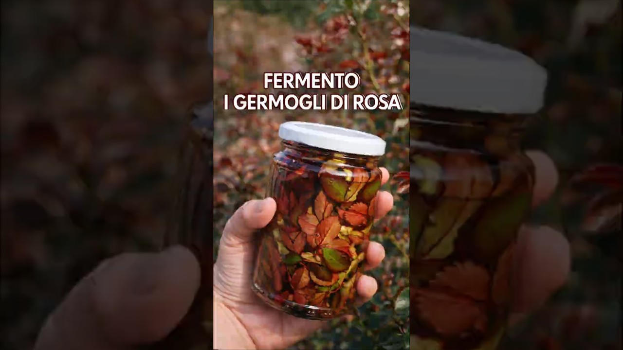 Fermento i GERMOGLI di ROSA #fermentazione