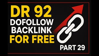DR 92 Dofollow Backlink For Free | Part 29 | ডিআর ৯২ ডুফলো ব্যাকলিংক ফ্রি তে নিন #linkloomseo  #seo