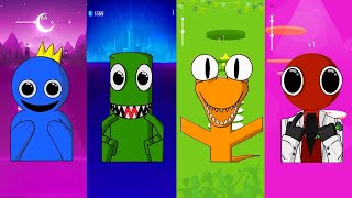 Rainbow Friends: Blue(Dance Monkey) X Green(Enemy) X Orange(Believer) X Red(Monster) Mixed By Bemax