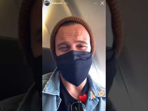 السفير كرم بورسين في الطيارة يشكر اسبانيا و مدريد كناريا و الفانز على حبهم و استقباله