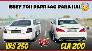 OCTAVIA VRS VS CLA 200 DRAG RACE