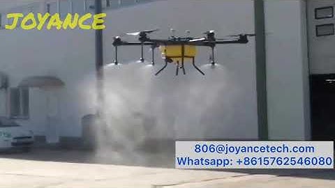 Big drone 20kg, with 4 electrostatic centrifugal nozzles, better penetration and atomization effect.