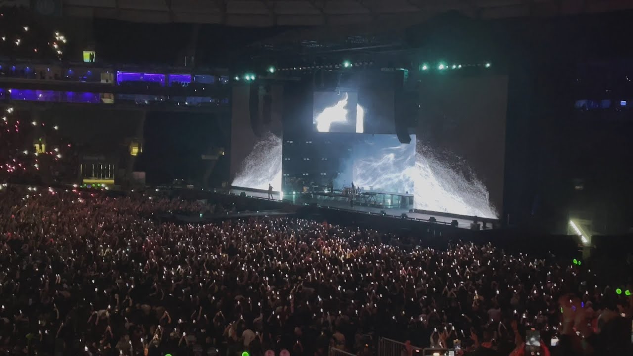 Linkin Park - Intro + Somewhere I Belong - Brazil Sao Paulo Allianz Parque ‘From Zero’ Tour [241115]
