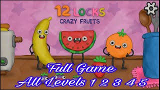 12 Locks Crazy Fruits: Full Game All Levels 1 2 3 4 5  screenshot 1