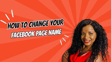 How to Change Your Facebook Page Name 2025 (#facebookpagenamechange)