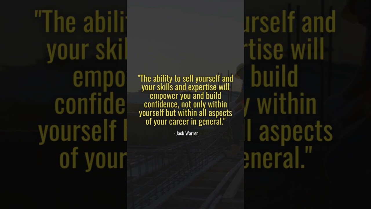 Career Advice - Selling Yourself 