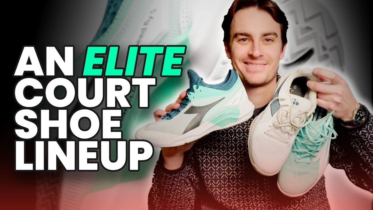 An ELITE Court Shoe Lineup!!  Diadora Court Shoe Lineup Review | Rackets & Runners