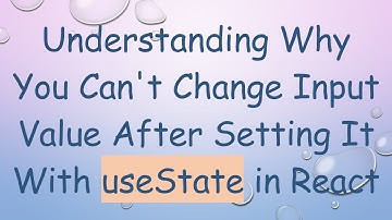 Understanding Why You Can